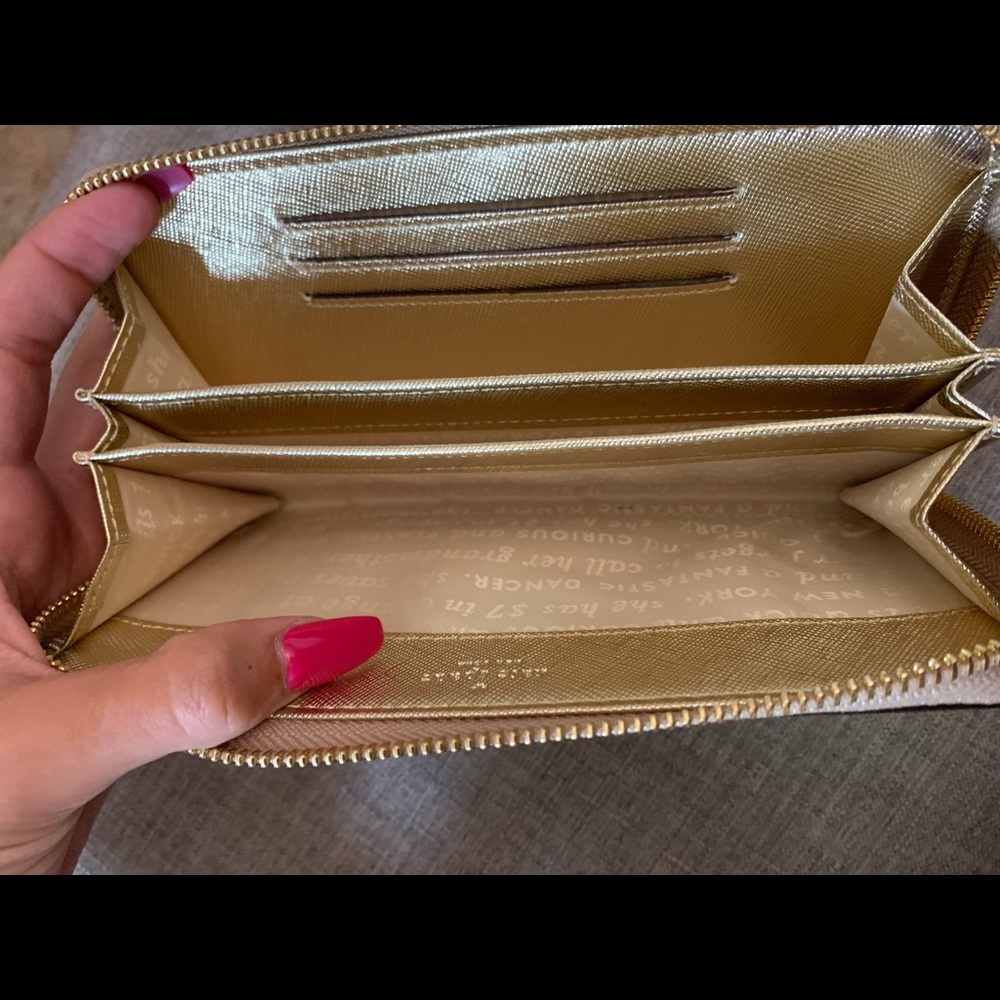 Gold Kate Spade Wallet - Picture 8 of 8